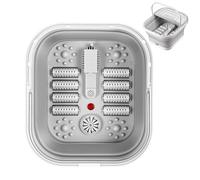 Electric Foot Soak Bowl, Heating Function Folding Foot Tub with Warming and Massaging, 450 W Red Light Daily Relaxation, Compact and Portable Design, for Home Spa, Comforting