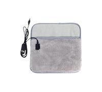 Electric Foot Warmer - Washable 5-Setting Feet Heating Pad, Soft Plush Fabric, Fast Heating Controller, Regolabile Warmth Comfort Device, Electric Heated Pad for Bed, Couch, Desk