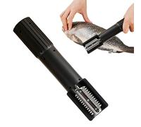 Electric Fruit Grater, Automatic Vegetable Scraper, 9.65x1.77 Inches Tool with Cordless Build, Stainless Steel Fruit Grater, Anti-splash with Handheld Style, Salad Preparation for Carrot and Cucumber