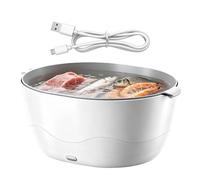 Electric Fruit Vegetable Washer Double-Layer Basket-Automatic Water Circulation Cleaner, Produce Rinsing Efficiency Tool, Countertop Food Prep Utility, Quick Drain Ingredient Organizer, Kitchen
