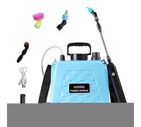 Electric Garden Sprayer - 6.5L Backpack Sprayers In Lawn And Gaarden | Rechargeable Agricultural Gaardening Plant Care Watering Equipment For Agriculture Lawn Yard Backyard Garden Farm