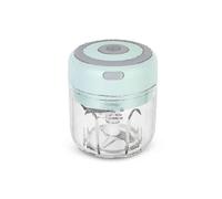 Electric Garlic Mincer, Cordless Garlic Press Garlic Cutter Portable Waterproof Usb Vegetable Grinder Food Processor for Pepper Chili Vegetables (250m