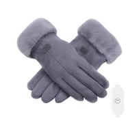 Electric Gloves - Battery Powered Rapid Heat Texting Mitts, Lightweight Weather Blocking Warm Gear, Ergonomic Comfort Design | Female Riders Jogging Sports, Snow Season Mobility, Outdoor Exercise