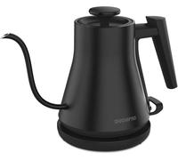 Electric Gooseneck Kettle, Pour-Over Coffee & Tea Kettle Water Boiler, Ultra Fast Heating Electric Kettles with 1200 Watts, Stainless Steel 27oz/0,8L BPA Free Interterior, Black