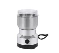 Electric Grain Mill 150 W Multifunctional Spice Mill, Ultra Fine, 300 ml, Electric Coffee Grinder, Stainless Steel Machine Mill for Dry Materials Spices Herbs Coffee (Silver)