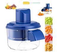 Electric Grape Peeling Machine, 2025 new Automatic Small Fruit Tomato Peeler Tool Cherry Tomatoes Peeler Skinning Tool Rechargeable Commercial Smart Fruit Machine, hands-free (1pcs)