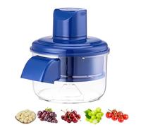 Electric Grape Peeling Machine, Automatic Small Fruit Garlic Peeler Machine for Grapes, Garlics,Tomato,Cherry (blue)