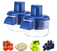 Electric Grape Peeling Machine,Automatic Small Fruit Garlic Peeling Machine,Automatic Vegetable Peeler,Rechargeable Model Saves Time Convenient,Suitable for Crisp Grapes Garlic Tomatoes (2PCS)