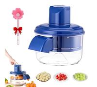 Electric Grape Peeling Machine, Garlic Peeler Machine, Rechargeable Home Kitchen Aid Peeler for Elderly, Time-Saving Tool for Home & Commercial Kitchens (Blue)