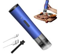 Electric Grinder, Ricaricabile Mill, Automatic Salt and Pepper Grinder, 1200 mAh Batteria Powered, Hand, Adjustable Coarseness, 20 W, Stainless Steel, 1.97 Inches