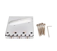 Electric Guitar Bridge 3 String | Intonation Adjustment for Single Coil Pickup | Metal Saddle Bridge for Enhanced Playability/Tone