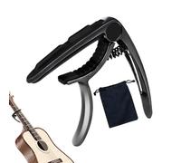 Electric Guitar Capo, Guitar Capo Clip, String Instrument Clipper with Quick and Easy Adjustments Design for Stage, Studio, or Practice Sessions, 4.72x3.94x0.79 Inches