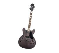 Electric Guitar Chitarra Elettrica Con Corpo Semi Cavo E Pickup P90 Con Finitura Opaca(Grey)