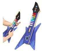 Electric Guitar Diy Kit - 18 Inch Wood & Abs Model Craft With Components | Build Your Own Musical Strumento Puzzle For Kids, Birthday, And Party Favors Arts and Crafts Kit