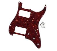 Electric Guitar Pickguard Battipenna Per Chitarra Elettrica Per Piastra Antigraffio HH A 11 Fori E Viti FD ST(4ply A)