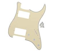 Electric Guitar Pickguard Battipenna Per Chitarra Elettrica Per Piastra Antigraffio HH A 11 Fori E Viti FD ST(3ply B)
