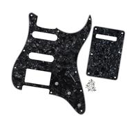 Electric Guitar Pickguard Set Di Battipenna Per Chitarra Elettrica Per HSS SSH Piastra Posteriore E Viti Per Parti Di Chitarra Opzione 8 Colori(4ply C)