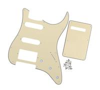 Electric Guitar Pickguard Set Di Battipenna Per Chitarra Elettrica Per HSS SSH Piastra Posteriore E Viti Per Parti Di Chitarra Opzione 8 Colori(3ply B)