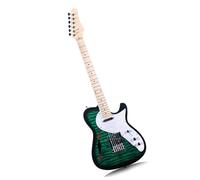 Electric Guitar Strumento Professionale Per La Pratica Delle Prestazioni Jazz Della Chitarra Elettrica(Green)