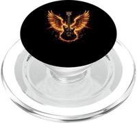 Electric Guitar With Wings Music Lover Rock And Roll PopSockets PopGrip per MagSafe