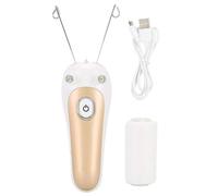 Electric Hair Remover Body epilatore per il viso con filo cotone rasoio per capelli dorati