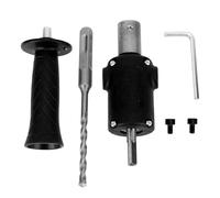 Electric Hammer Conversion Testa Rotary Hammer Bit Bit Antislip Manage potente strumento per la muratura in muratura in muratura in mattoni ABS inossidabile in acciaio (nero)