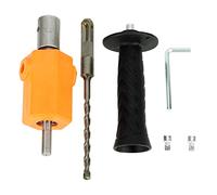 Electric Hammer Conversion Testa Rotary Hammer Bit Bit Antislip Manage potente strumento per la muratura in muratura in muratura in mattoni ABS inossidabile in acciaio (Arancia)