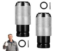 Electric Hammer To Drill Converter, Air Hammer Socket Adapter, Electric Extension Tool Kit for Rotary Adapted Tools with Impact Drill Bits Set (2PCS)