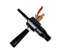 Electric Hammer Water Injector | Pure Copper Valve for Fast Water Flow & Particle Management | Water Drill Adapter for Concrete/Masonry/Renovation | 3 Handle Types, High Speed (Round Handle)