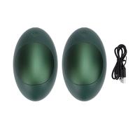Electric Hand Warmer with Power Bank Function Magnetic 3 Levels Heating Type C Rechargeable Avocado Shaped Electric Hand Heater for Winter (Green)