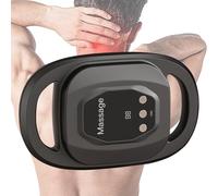 Electric Handheld Muscle Massager, Rechargeable Body Massage Tool, 6 Head Attachments for Neck, Shoulder, Back, Multi Mode Deep Tissue Reliefs, Portable Device, 11.42x7.09 Inches