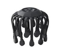 Electric Head Massage Tool - ABS Silicone 15x14x13cm | 20 Node 360 Degree Scalp Massager | Wireless Rechargeable Stress Relief Device 5 Modes Music Vibration For Relaxation Tension Sleep Care