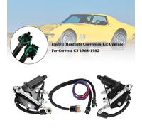 Electric Headlight Conversion Kit Upgrade Per Corvette C3 1968-1982 L3