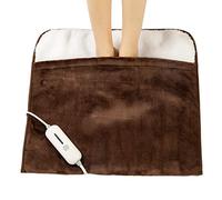 Electric Heated Foot Warmers for Men and Women Foot Heating Pad Electric with Fast Heating Technology Heating Pad Feet Warmer Auto Shut Off with 3 Temperature Setting by Gintao 22×20 inches Brown