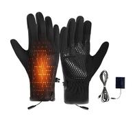 Electric Heated Gloves - Pair Of Heated Gloves, Temperature Control Non-Slip Windproof, Cold Weather Warming Mittens For Skiing Snowboarding Snow Sports Cycling Fishing Hiking Hunting Climbing