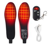 Electric Heated Insoles with Remote Control USB Rechargeable Winter Feet Warmer