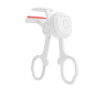 Electric Heated Lash Curler - Portable Rechargeable Eyelash Styling Tool | Mini Eyelash Curler, Heat Resistant Silicone | Wide Angle Curling Tool, Fast Heating Beauty Device, Travel Makeup Accessory
