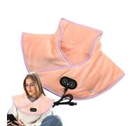 Electric Heated Neck Pad - Resistant Material, Integrated Vibrating Texture, External Tension Guard, Advanced Beauty Space Optimization Solution | Massage Device for Family Room Security Evenin
