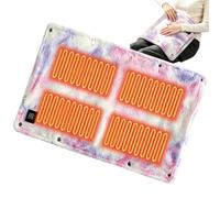 Electric Heating Pad, 23.62 x 11.81 Inch, USB Heated Blanket | 3 Heat Settings, 10W Portable Warmth, Double-Sided Faux Rabbit Plush For Bed, Sofa, Desk, Dorm, Workplace & Camping