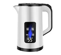 Electric Kettle - Stainless Steel Teapot Boiler, Fast Boiling Instant Water Heater, Rust-Resistant for Kitchen Bedroom Family Gatherings | Portable Boiler Hot Tea Coffee Drinks