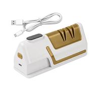 Electric Knife Sharpener - Rechargeable Diamond Blade Sharpener | Automatic Multi Functional Kitchen Tool | Coarse Fine Sharpening For Kitchen Shears Scissors Home Chef Restaurant Use
