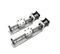 Electric Linear Guide 100/200/300mm SFU1605 BallScrew Linear Actuator Single Rail 60mm Wide 60kg Load Slide Table(2.2Nm Close-Loop Kit,200mm Stroke SFU1605)
