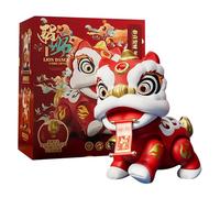 Electric Lion Dance Toy - Lill Up Lion Dance giocattolo elettrico | Cartoon Lion Toy con luci | Festival di Primavera - Personaggi della mascotte in movimento musica giocattolo educativo festa per 3 4