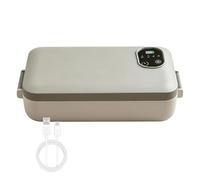 Electric Lunch Box, Heater Food Warmer, Portable Heating Container 900ml Stainless Steel Leakproof, Office Work Car Truck Rv Camping Travel Home Dorm Hospital Hot Meal Heating Device 10.39x4.8x2.75in