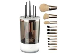 Electric Makeup Brush Cleaner | Quick-Drying Rechargeable Brush Scrubber Tool | Automatic Cosmetic Brush Cleaning Set for Effortless Makeup Brush Care and Hygiene