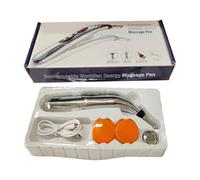 Electric Massage Pen, Portable Pulse Stimulator, Meridian Energy Device with Adjustable Intensity, Metal Massage Tool, Health Gadget with Deep Relief, Wellness Supplies for Neck Back Foot
