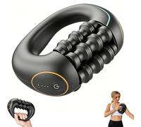 Electric Massage Roller with 6 Bio-Simulation Heads & 21 Touch Points, 3 Speeds, Handheld Deep Tissue Muscle Relief for Legs, Back, Shoulders, Body Muscle Relaxation