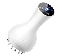 Electric Massager, Massager Brush, Cordless Design Muscle Sculpting Red Light Adjustable Speeds Ergonomic Handle Rechargeable Battery, Massage Tool for Adults, 7.09x8.27x4.33inches