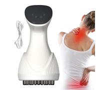 Electric Meridian Massager, Meridian Brush Massage for Body, Rechargeable Massaging Device with Intelligent Power-Off System for Muscle, Belly, Neck, Legs, Hip, Arm