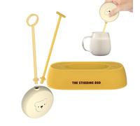 Electric Milk Frother, Portable Electric Whisk Drink Mixer, ABS+PP Low-Noise Automatic Milk Frother for Egg, Matcha, Cappuccino, Hot Chocolate, Cocktails, Easy to Use, Design, 5x12.7x15.3cm
